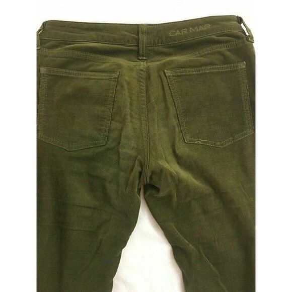 Car Mar LF Olive Green Corduroy Skinny pants - Picture 6 of 8